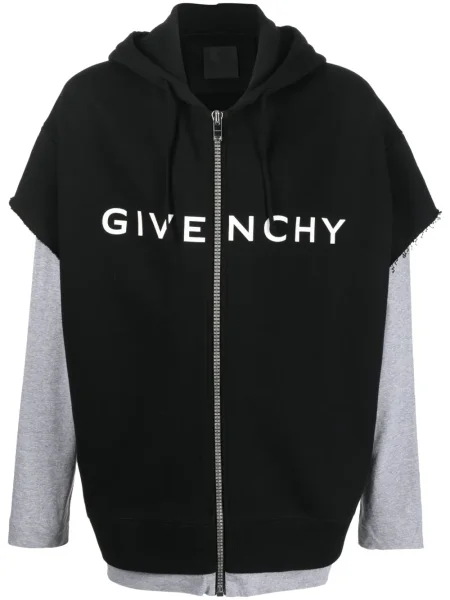 Hanorac cu glugă Givenchy cu imagine negru