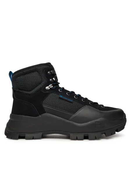 Tommy Jeans Trekingová obuv Tjm Hybrid Boot čierna