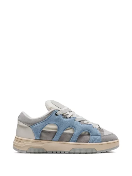 Sneakerși Paura din piele de căprioară gri