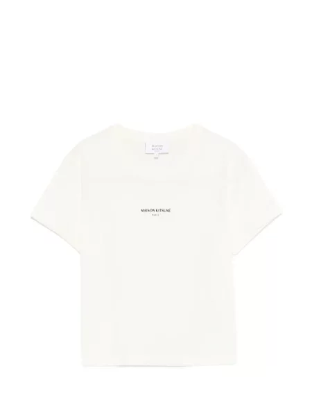 Tricou Maison Kitsune cu autograf