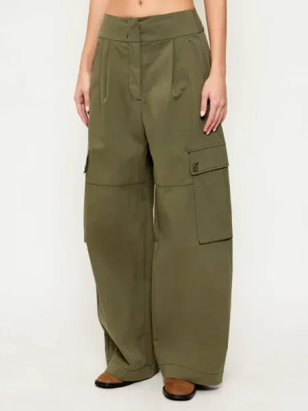 Weekend MaxMara Pantaloni cargo WKDAQUILA verde