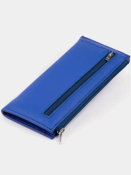 ST Leather Accessories Гаманець Шкіра синій
