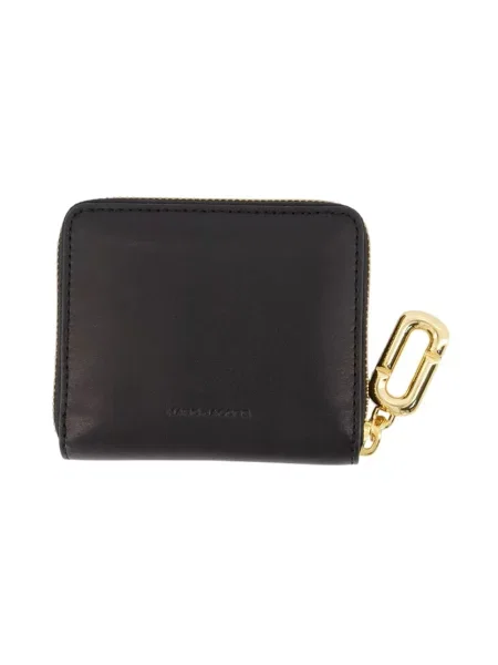 Portfel Marc Jacobs skórzany czarny