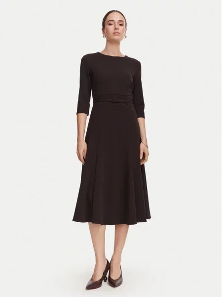 Rinascimento Rochie cocktail închis maro