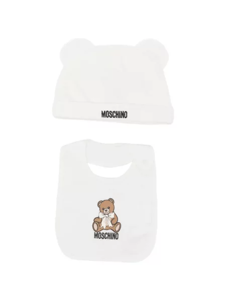 Czapka dziecięca Moschino biała