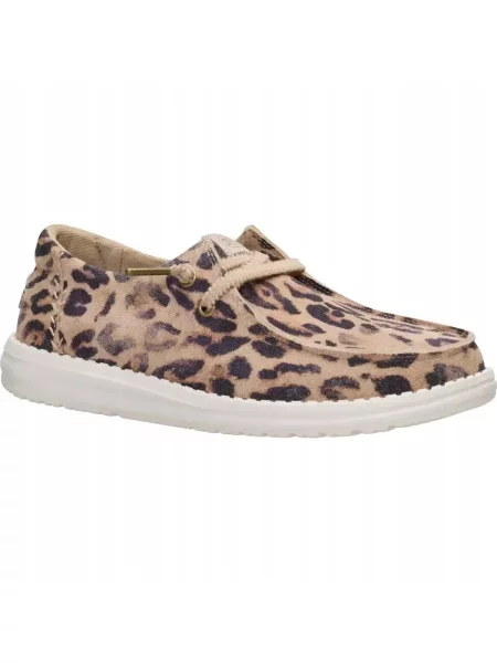 HeyDude Mokasyny Wendy Craft Suede beżowe