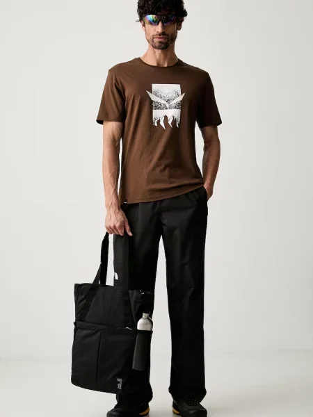 Salewa tricou pentru trekking bărbătesc cu Eagle maro