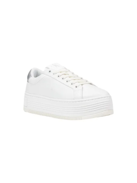 Кожени маратонки Calvin Klein Jeans BOLD FLATF LOW MIX OHB бяло