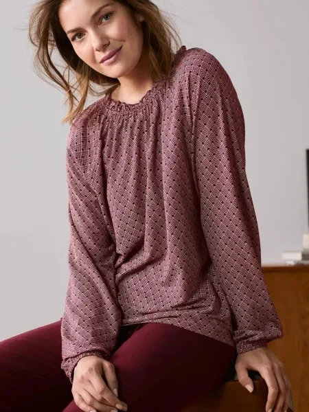 Tchibo Блуза бордовий