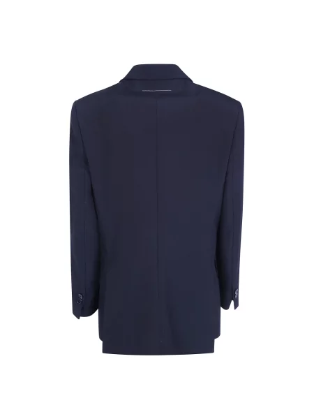Marynarka Mm6 Maison Margiela wełniana niebieska