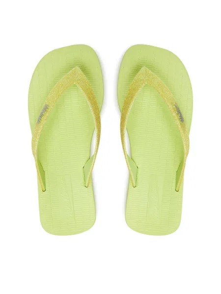 Šlepetės per pirštą Melissa Mini Melissa Sun Long Beach II Inf žalia