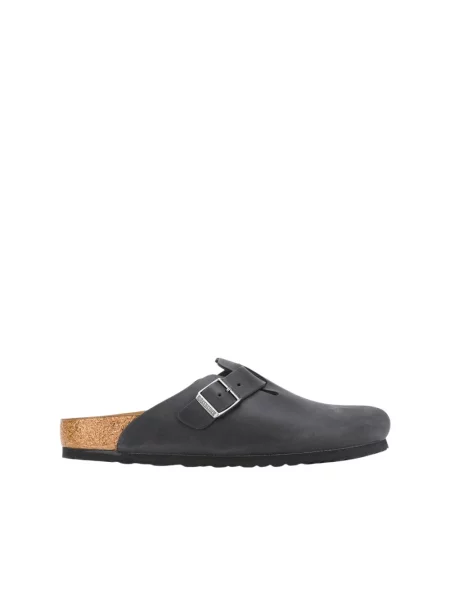 Sandały Birkenstock skórzane czarne