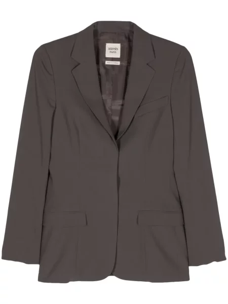 Vlněné sako Hermès Pre-owned hnědé