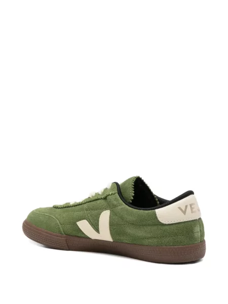 Sneakerși Veja cu autograf verde