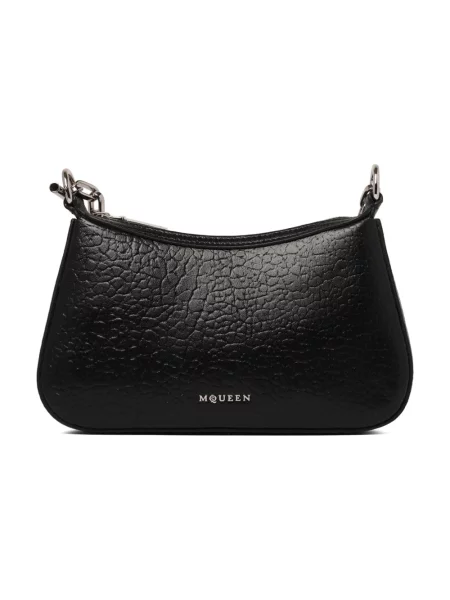 Torebka Alexander Mcqueen skórzana czarna
