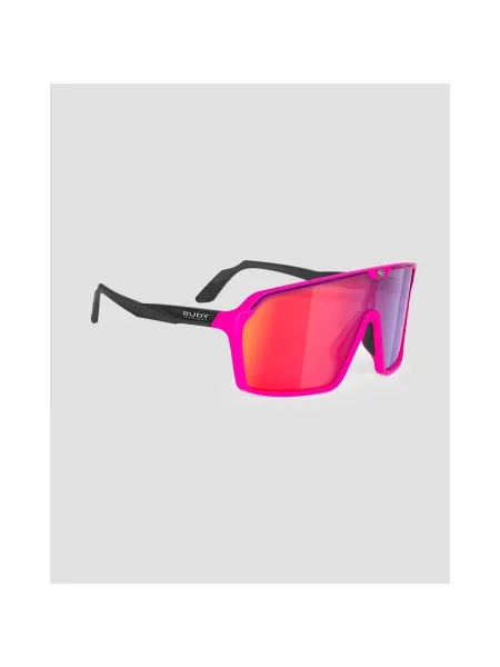 Sluneční brýle Rudy Project Spinshield pink fluo/black matte/multilaser red černé