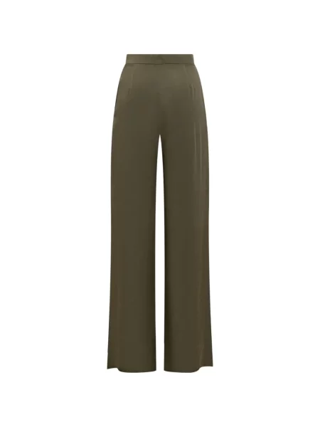 Pantaloni Max Mara de lână verde