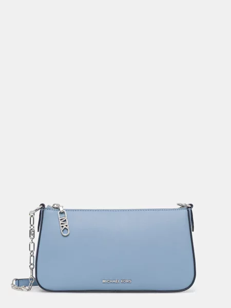 Кожена чанта MICHAEL Michael Kors черно
