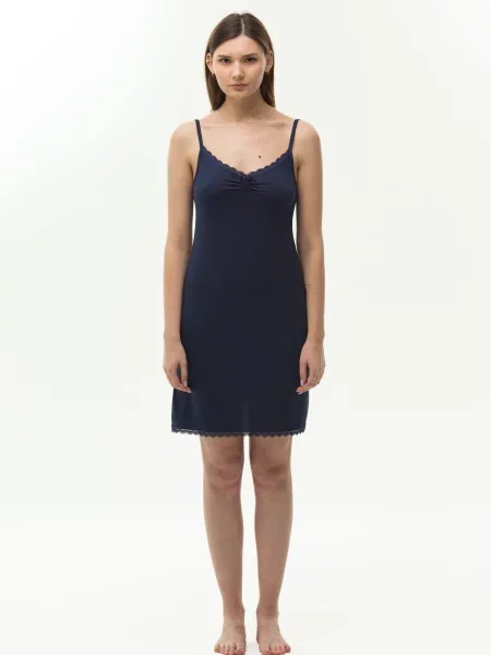 Наталюкс Нічна сорочка Темно-синій синя