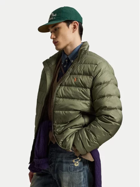 Vatovaná bunda Polo Ralph Lauren zelená