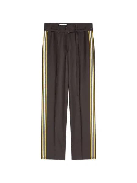 Pantaloni Dries Van Noten de lână negru
