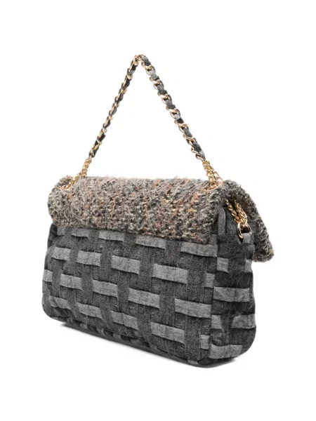 Bouclé geantă Secret Pon Pon gri