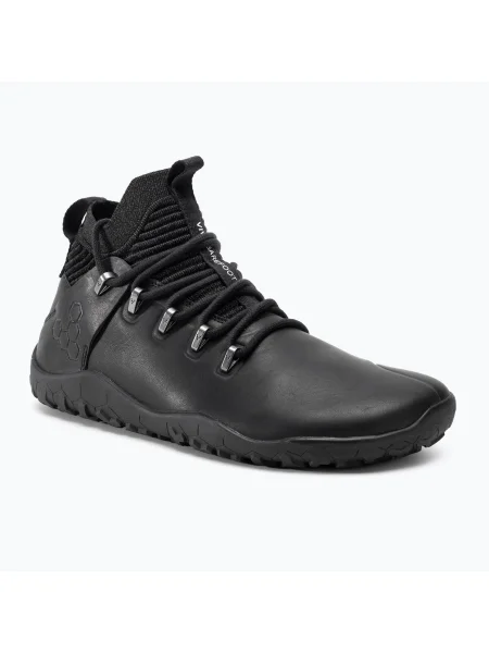 Мъжки обувки за боси крака Vivobarefoot Magna Leather Fg obsidian черно