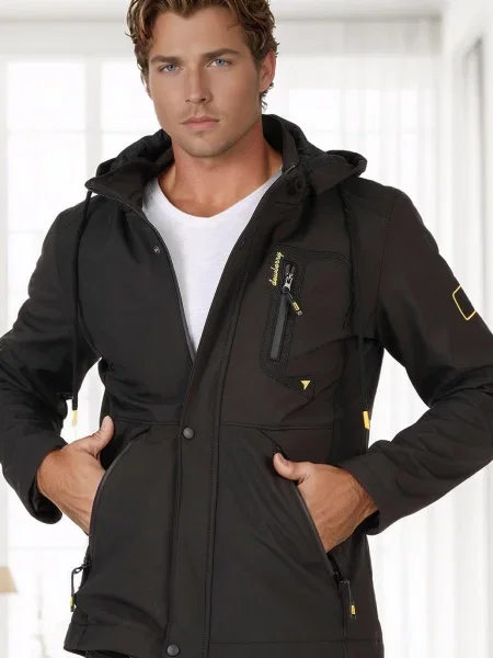 Geacă Dewberry softshell negru