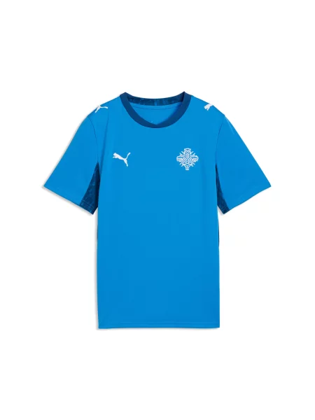 PUMA Młodzieżowa koszulka domowa reprezentacji Islandii Akcesoria niebieski
