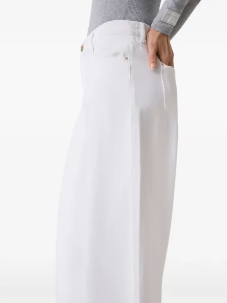 Pantaloni Guess alb