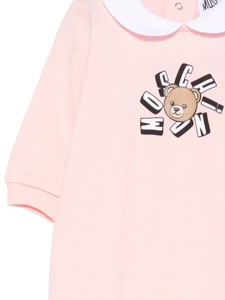 Piżama dziecięca Moschino różowa