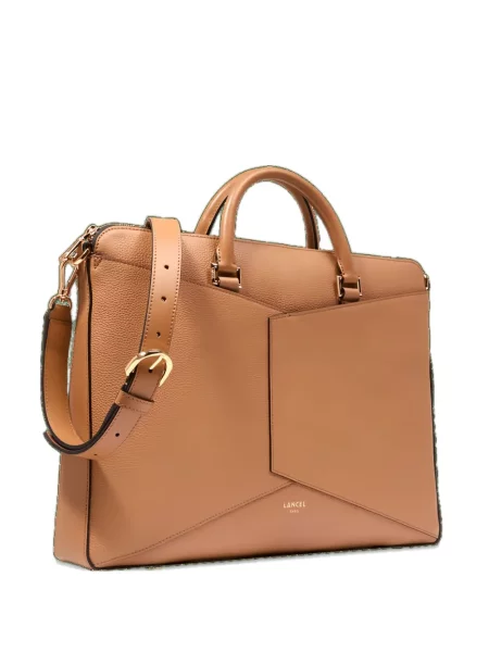 Torebka skórzana Lancel skórzana brązowa