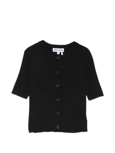 Cardigan Dkny cu imagine negru