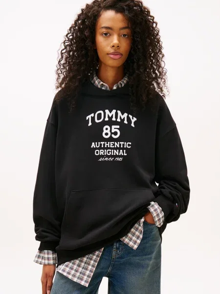 Tommy Jeans Majica črna bela