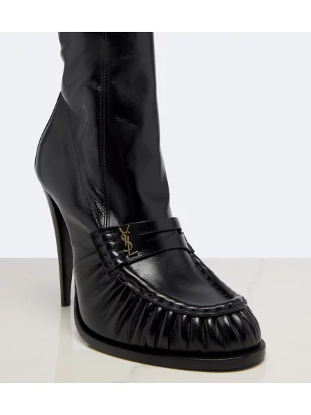 Cizme Saint Laurent din piele negru