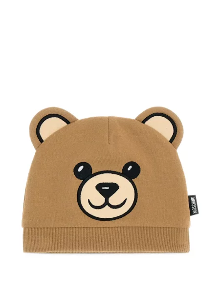 Dětské čepice Moschino hnědý
