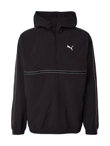 PUMA Geacă de primăvară-toamnă Class negru alb