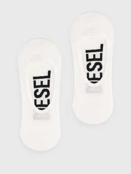 Чорапи Diesel SKM-HIDEPAT-TWOPACK SOCKS 2 чифта бяло