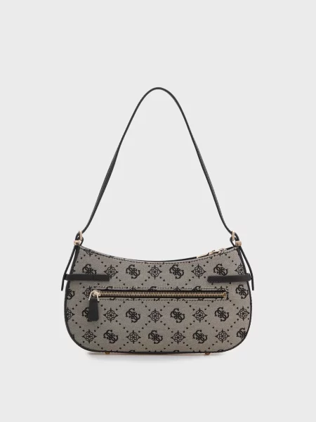 Сумка Guess с автографом серая