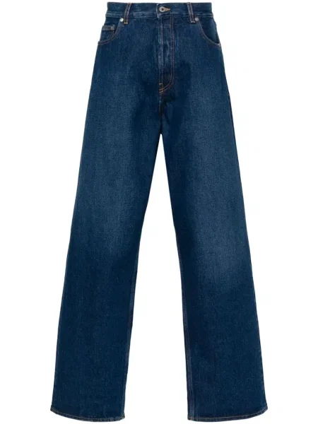 Blugi Off-white cu 5 buzunare alb