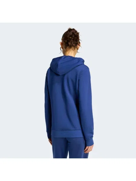 Bluza z kapturem ADIDAS fitness niebieska