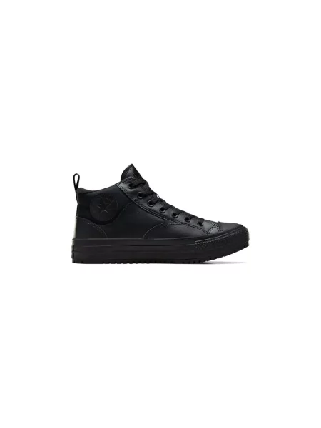 Sneakersy Converse skórzane w miejskim stylu czarne