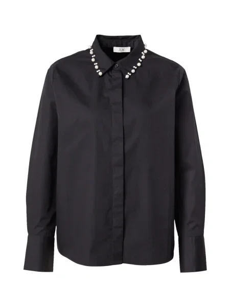JDY Bluză JDYLULA negru / perlat alb