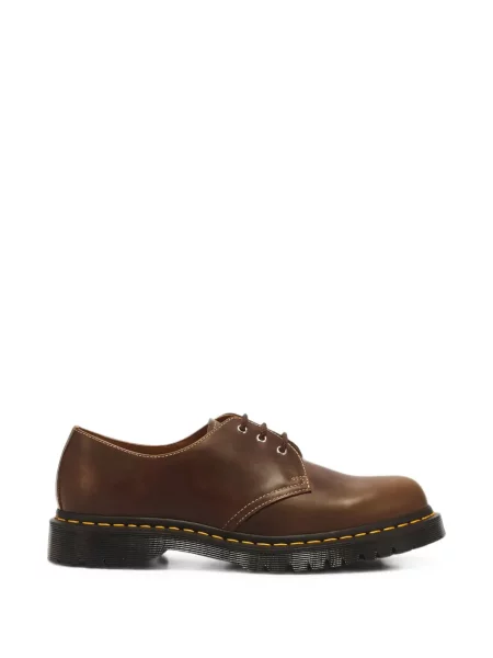 Pantofi derby Dr. Martens cu șireturi din piele maro