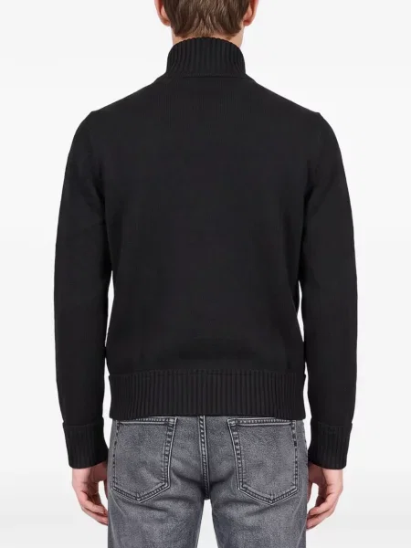 Matlasat cardigan Moncler negru