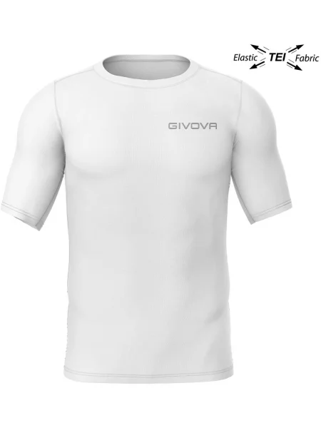 Koszulka piłkarska termoaktywna dla dorosłych Givova Corpus 2 biała