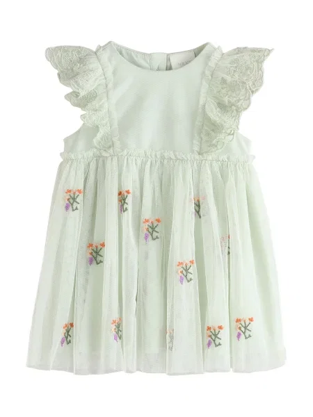 Next Rochie pastel / lila / portocaliu verde