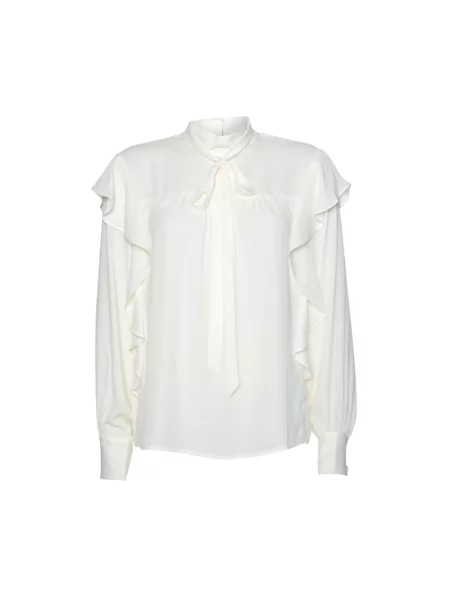 Bluzka Kocca z falbankami biała
