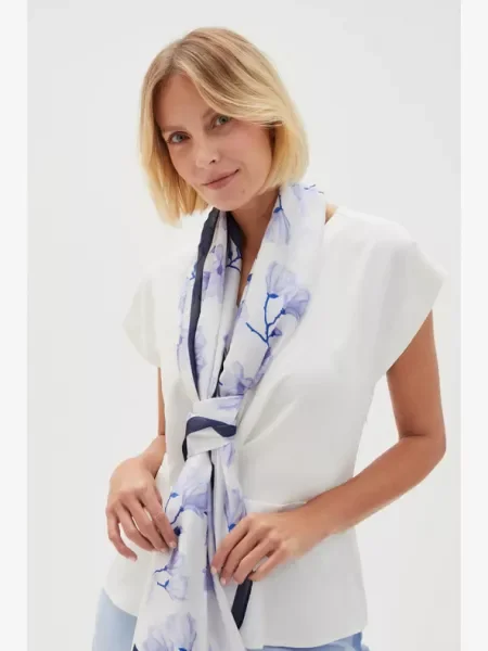 Fular Moodo albastru