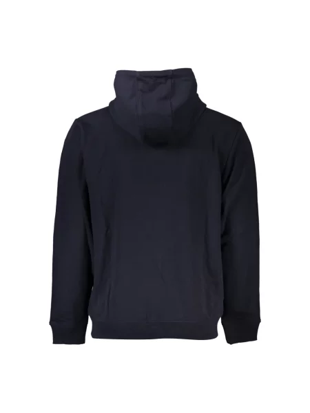 Bluza z kapturem Tommy Hilfiger z kapturem z długim rękawem niebieska